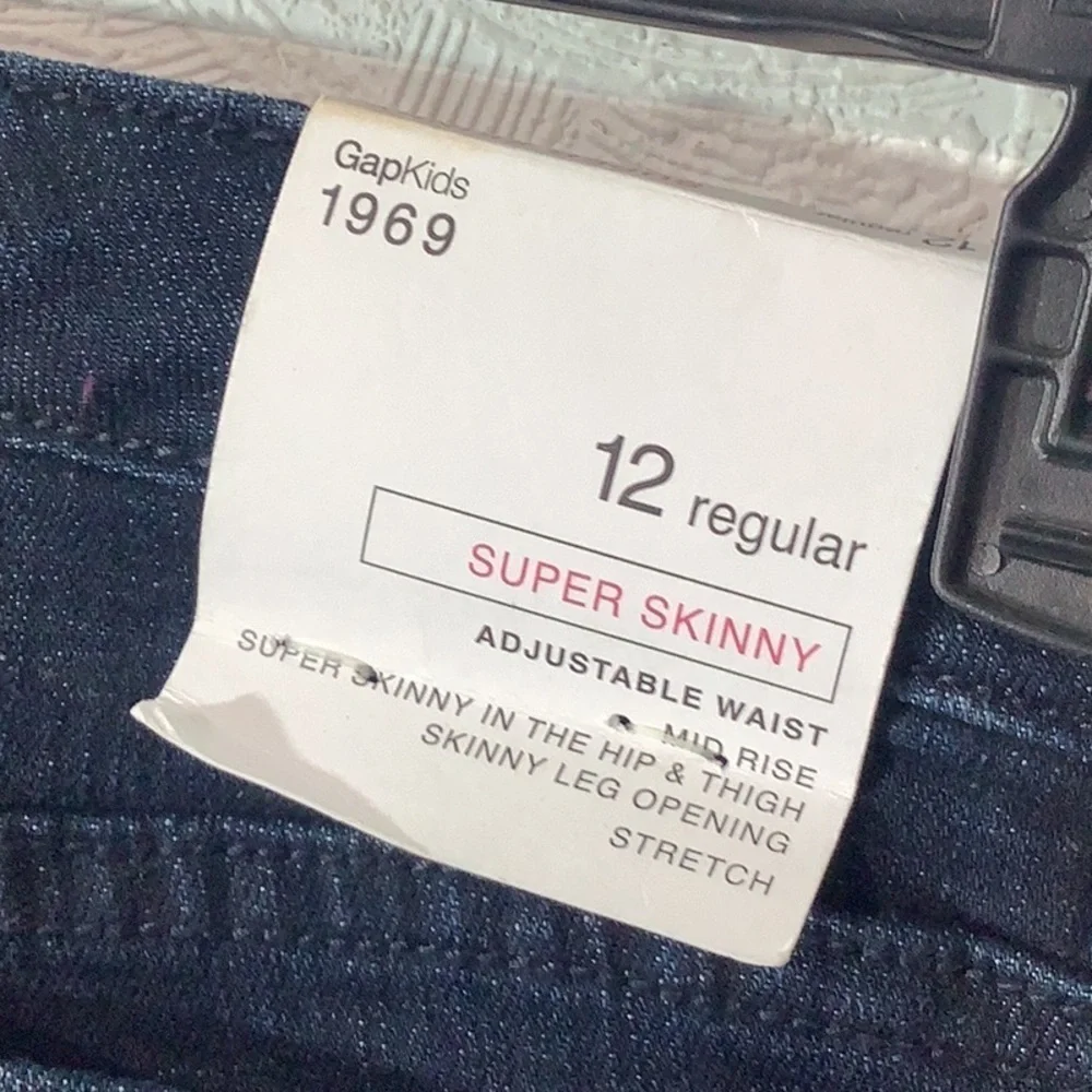 GAP Kids NEW - Sz 12 - super skinny ankle stretch jeans